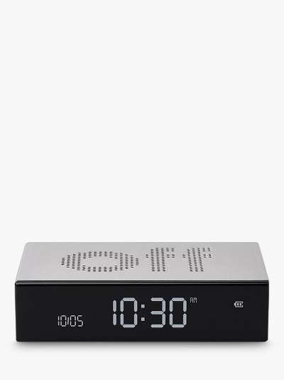 Lexon Flip Premium LCD Digital Alarm Clock