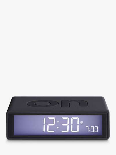 Lexon Flip+ Radio Controlled LCD Digital Alarm Clock