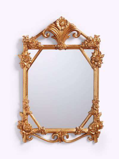 John Lewis & Partners + Matthew Williamson Rose Garden Wall Mirror, 80 x 55cm, Gold
