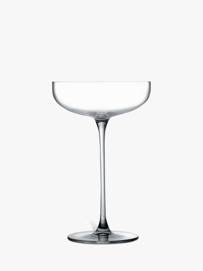 Nude Savage Coupe Cocktail Glass, Set of 2, 220ml, Clear