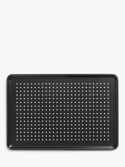 John Lewis & Partners Professional Non-Stick Perforated Baking Tray, 27cm
