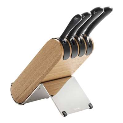 Robert Welch Q Filled Knife Block with 4 Signature Knives Set