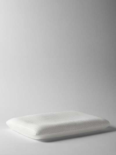 John Lewis & Partners Specialist Synthetic Low Profile Airflow Standard Pillow, Soft/Medium