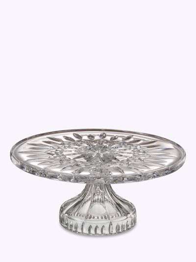 Waterford Crystal Lismore Cut Glass Cake Stand, 28cm, Clear