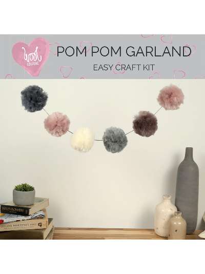 Wool Couture Pom Pom Garland Craft Kit