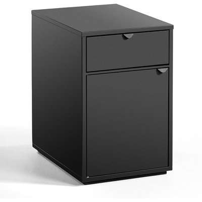 Angus Metal Office Unit with 1 Drawer + 1 Cupboard