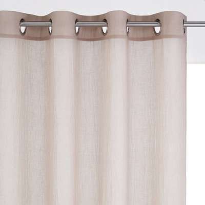 Atbir Single Sheer Crinkle Voile Panel with Eyelets
