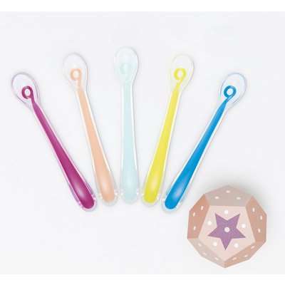 BABYMOOV First Set of Silicone Baby Spoons