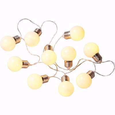 Gold 10 Bulb String Lights