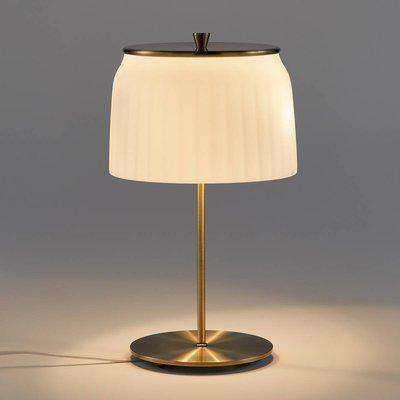 Canelé Opaline & Metal Table Lamp