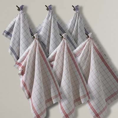Set of 6 Colas Linen-Cotton Tea Towels