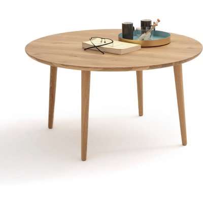 Crueso Round Solid Oak Coffee Table