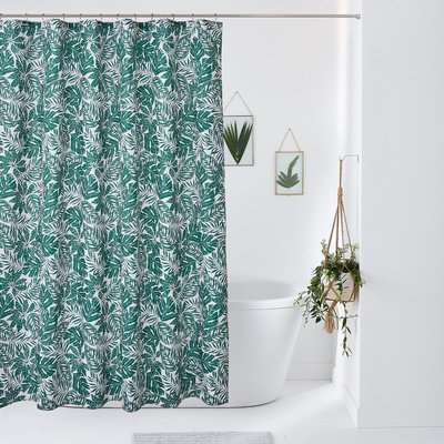 Ficus Patterned Shower Curtain