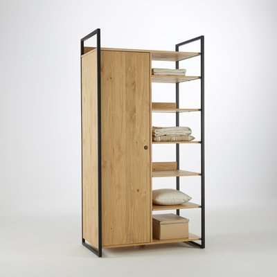 Hiba Modular Wardrobe with 1 Door & 6 Shelves