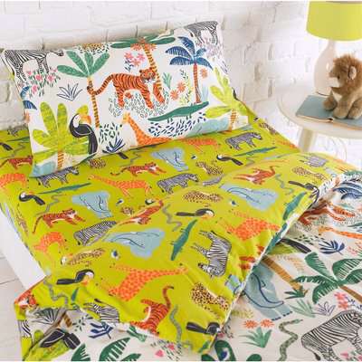 Jungletastic Kids Fitted Bed Sheet