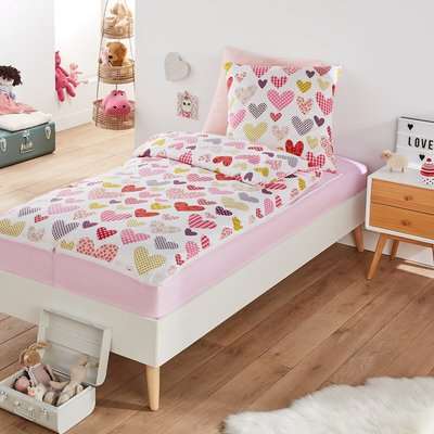 Love Cotton Bedding Set with Duvet in Love Heart Print