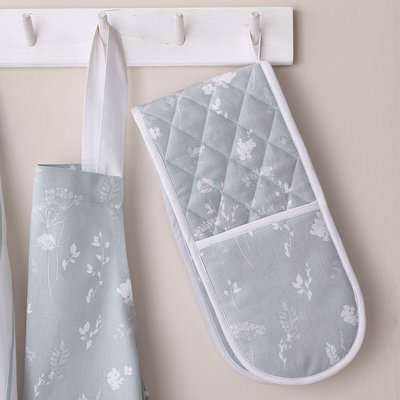 Meadowsweet Floral Double Oven Glove