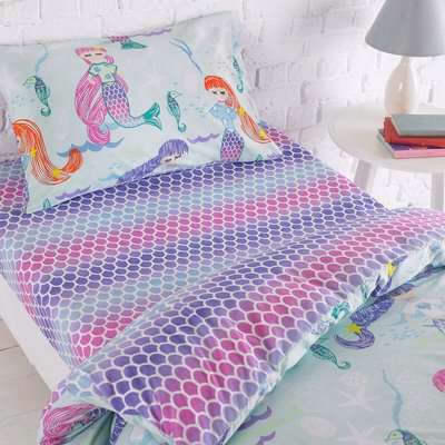 Mermaid Kids Fitted Bed Sheet