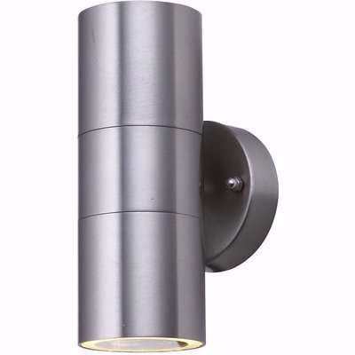 Outdoor Stainless Steel Dual Wall Light (GU10 LED)