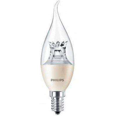 Philips Master 6W E14 SES Bent Tip Candle Very Warm White - 45354400