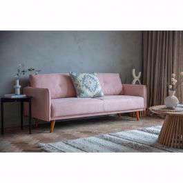 Farringdon 2 Seater Sofa Blush Linen