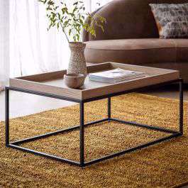 Forden Round Coffee Table Grey 850x850x400mm