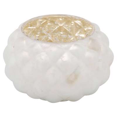 The Noel Collection Small White Votive Candle Holder