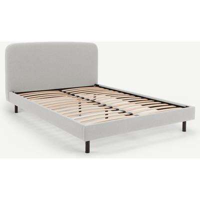 Besley Small Double Bed, Hail Grey