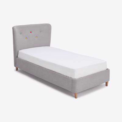 Burcot Single Bed, Graphite Grey