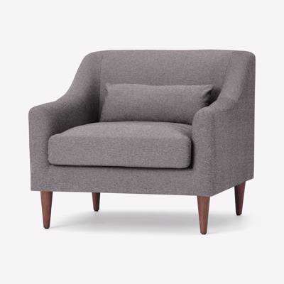 Herton Armchair, Graphite Recycled Cotton