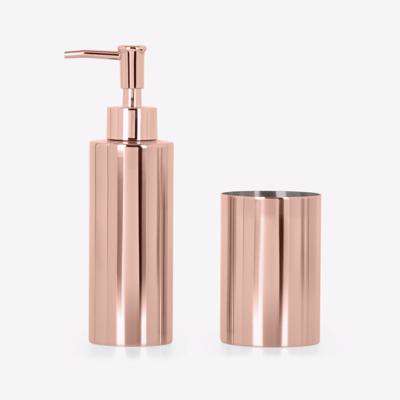 Lilo Soap Dispenser & Tumbler Set, Copper