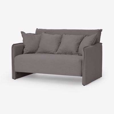 Medina Small Sofa Bed, Metropolis Grey Weave
