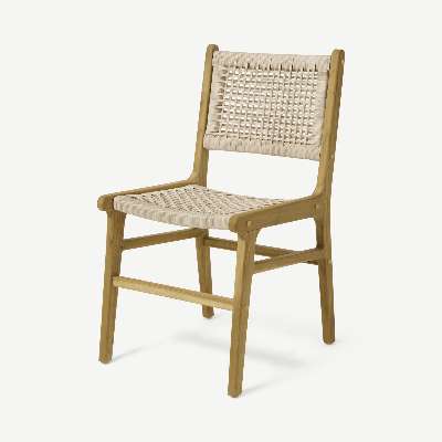 Modica Dining Chair, Rattan & Natural