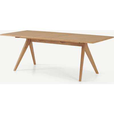 Wingrove 8-10 Seat Extending Dining Table, French Oak