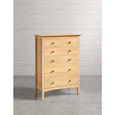 Hastings Light Natural 6 Drawer Chest beige