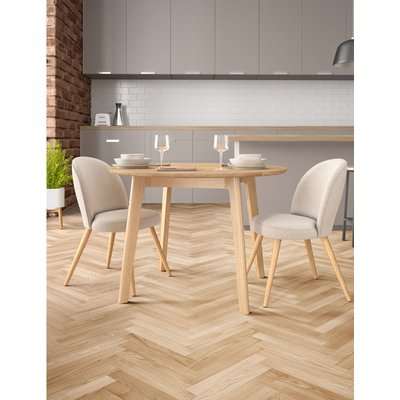 Nord Round Dining Table brown