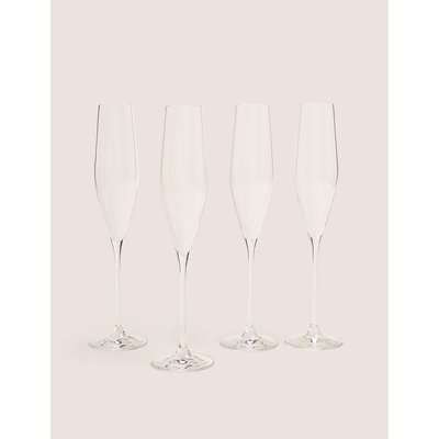 Set of 4 Grace Champagne Flutes beige