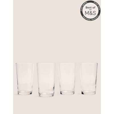 Set of 4 Maxim Pint Glasses beige