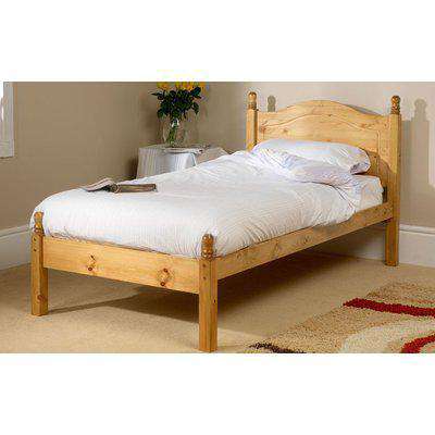 Friendship Mill Orlando Wooden Bed Frame, Single, No Storage, Low Foot End