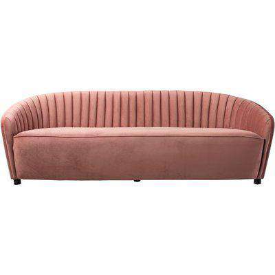 Alice Three Seat Sofa - Blush Pink