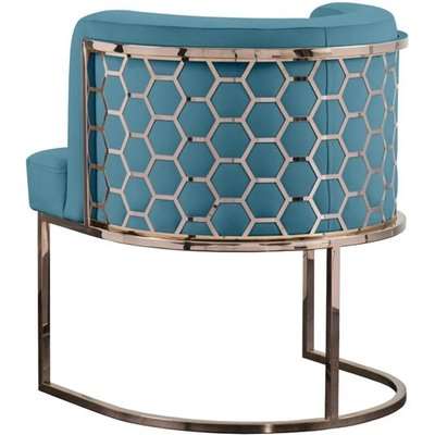 Alveare Dining chair Copper - Teal