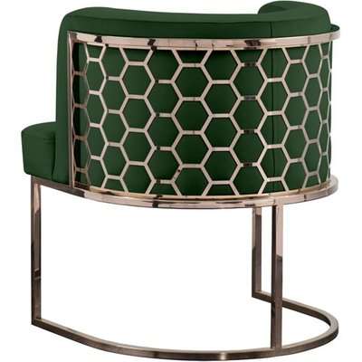 Alveare Dining chair Copper - Bottle Green