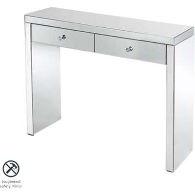 APHRODITE Venetian Mirrored Dressing Table with 2 Drawers
