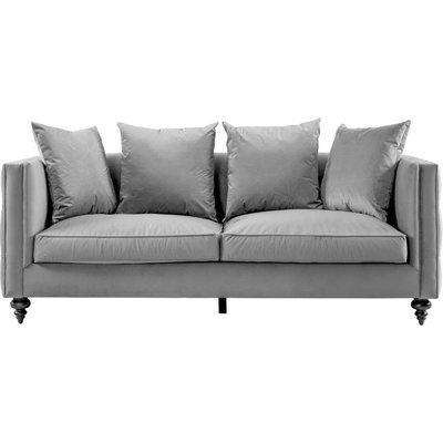 Ascot Three Seat Sofa – Dove Grey