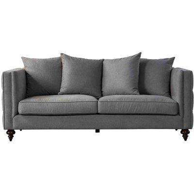 Ascot Three Seat Sofa – Flint Grey