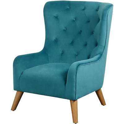 Dorchester Lounge Armchair, Aegean blue