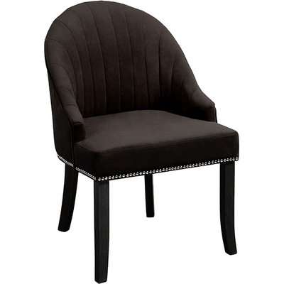 Kariss Black Upholstered Chair