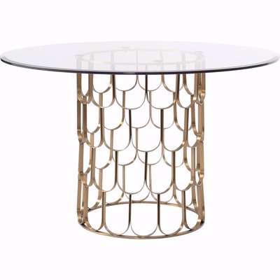 Pino Brass Dining Table