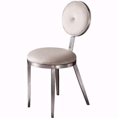 Ravello Dining Chair Silver - Chalk
