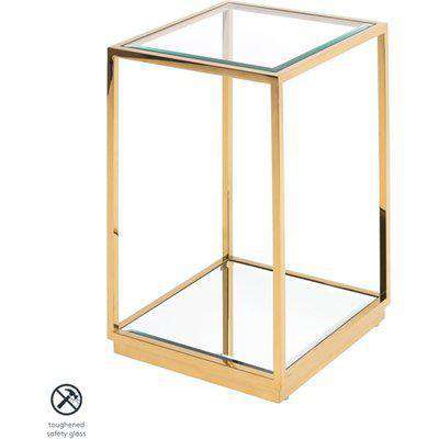 Rippon Brass Square Side Table